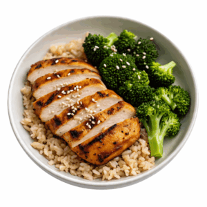 Grilled Chicken Broccoli Brown Rice
