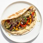 Grilled Veggie Hummus Wrap