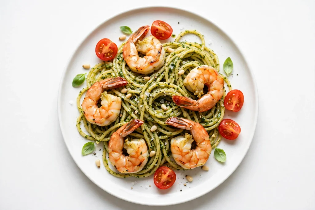 Pesto Shrimp Pasta