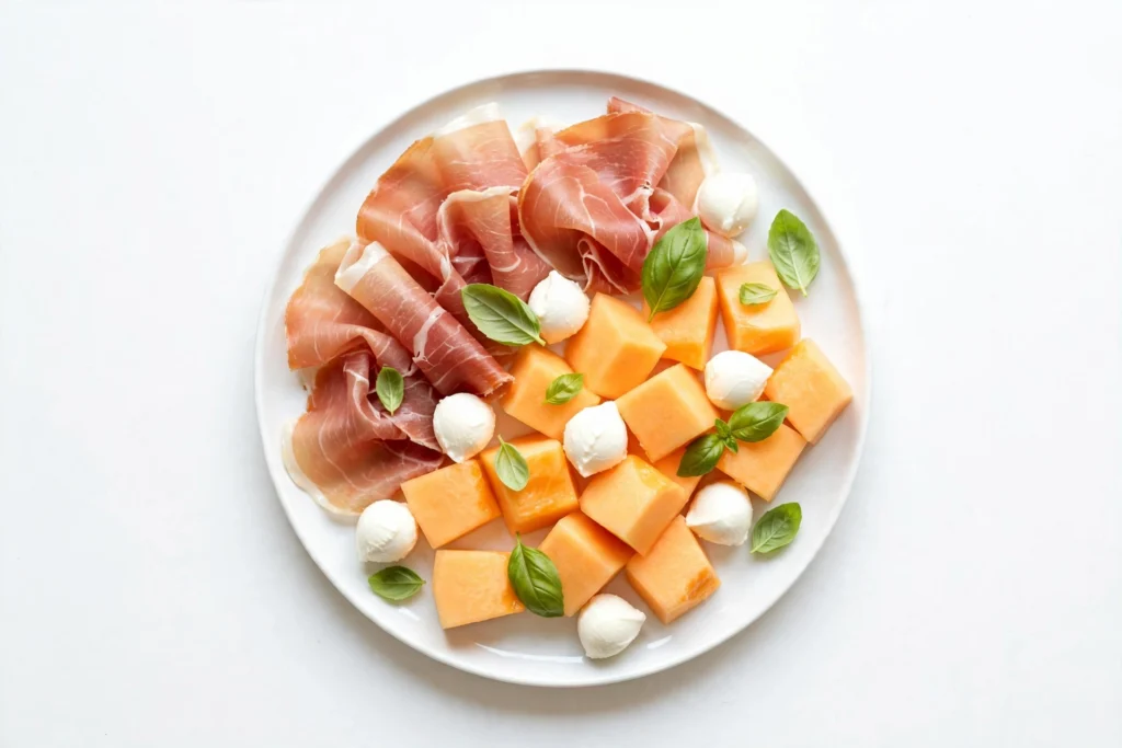 Prosciutto Melon Plate