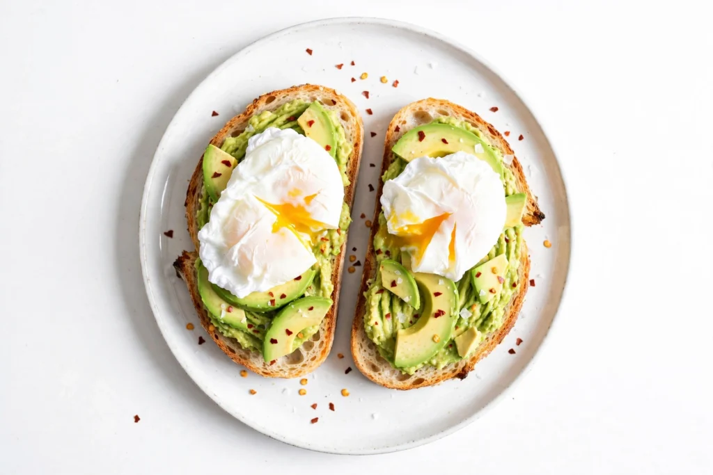 Avocado Toast with Poached Eggs